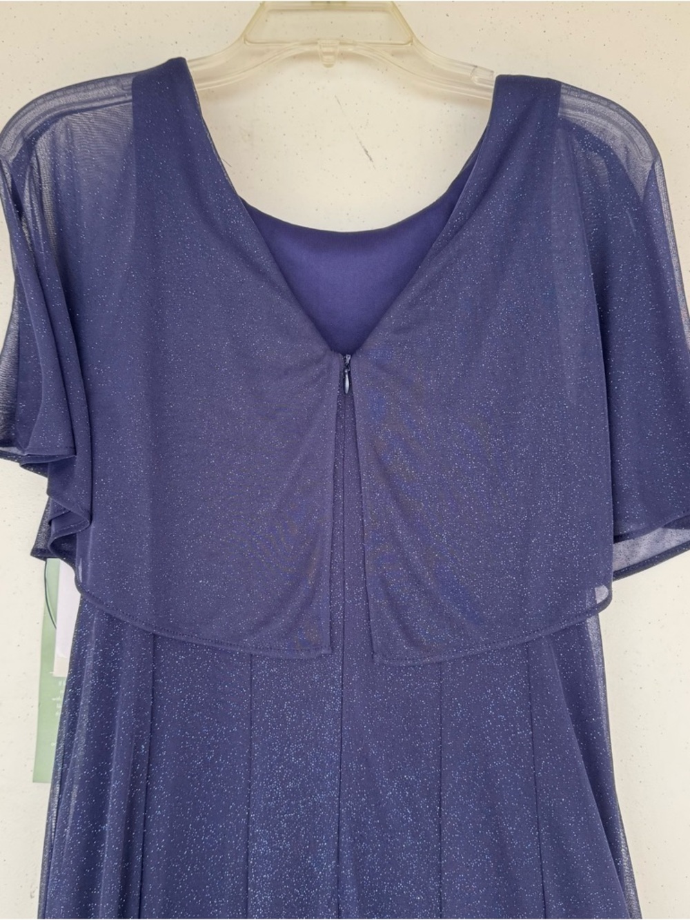 NEW! J.Taylor Blue Sparkle Formal Dress Women's 12 - Picture 7 of 12